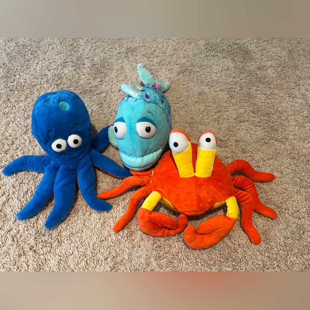 Pout Pout Fish Colorful Plush Sea Creature Set